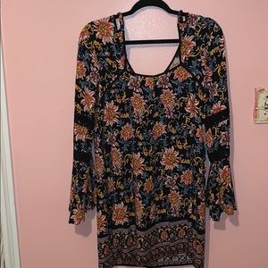 Floral Tie Back Dress